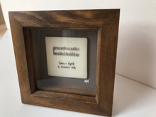 Load image into Gallery viewer, Framed Porcelain Plaque &quot;Canu&#39;r Dydd a Chanu&#39;r Nos&quot; - Meinir Wyn
